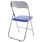 thumbnail of Set De 4 Sillas Plegables Felix Azul/plateado