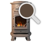 thumbnail of Stufa a gas in ghisa autentica 3400W effetto fuoco marrone Provenza