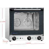thumbnail of Forno de convecção Industrial elétrico com grelha e vapor 4 Bandejas de 440×320 mm