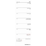 thumbnail of Vormerkbuch 718 10,5x29,7cm 1 Woche/1 Seite Recycling 2025