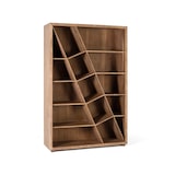 thumbnail of Librería fabricada en madera de mango marrón