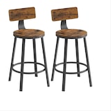thumbnail of Helloshop26 - Conjunto de 2 banquetas altas com encosto ideais para cozinha estrutura em aço fácil montagem assento com 60 cm de 12_0006192