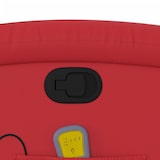 thumbnail of vidaXL Massagesessel Rot Kunstleder