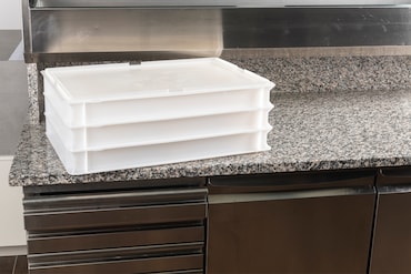 CAMBRO - DB604010-148 - Caja de masa para pizza - 60 x 40 x 9,5 cm - Blanco - (Tapa no incluida)