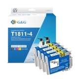 thumbnail of G&G - Huismerk Inktcartridge - Alternatief voor Epson 18XL - Multicolor