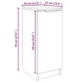 thumbnail of Helloshop26 - Schoenenkast 30 x 35 x 70 cm bruin bewerkt hout 02_0043391