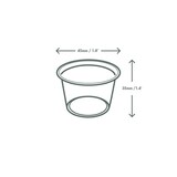 thumbnail of Vegware kompostierbarer runder Deli Becher