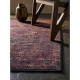thumbnail of Teppich Wohnzimmer Vintage Pflegeleicht Waschbar Strapazierfähig Esszimmer OEKO-TEX Rot 140x200 cm Gekettelt – PIZOL von Kadima Design