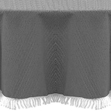 thumbnail of Gartentischdecke mit Fransen Tischdecke rund oval eckig Classic 150x210 cm oval dunkelgrau