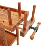 thumbnail of vidaXL Werkbank met lades en bankschroeven 192x62x83 cm acaciahout