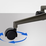 thumbnail of Cadeira de escritório Pocatello Industrial Loft Estilo antigo preto antigo