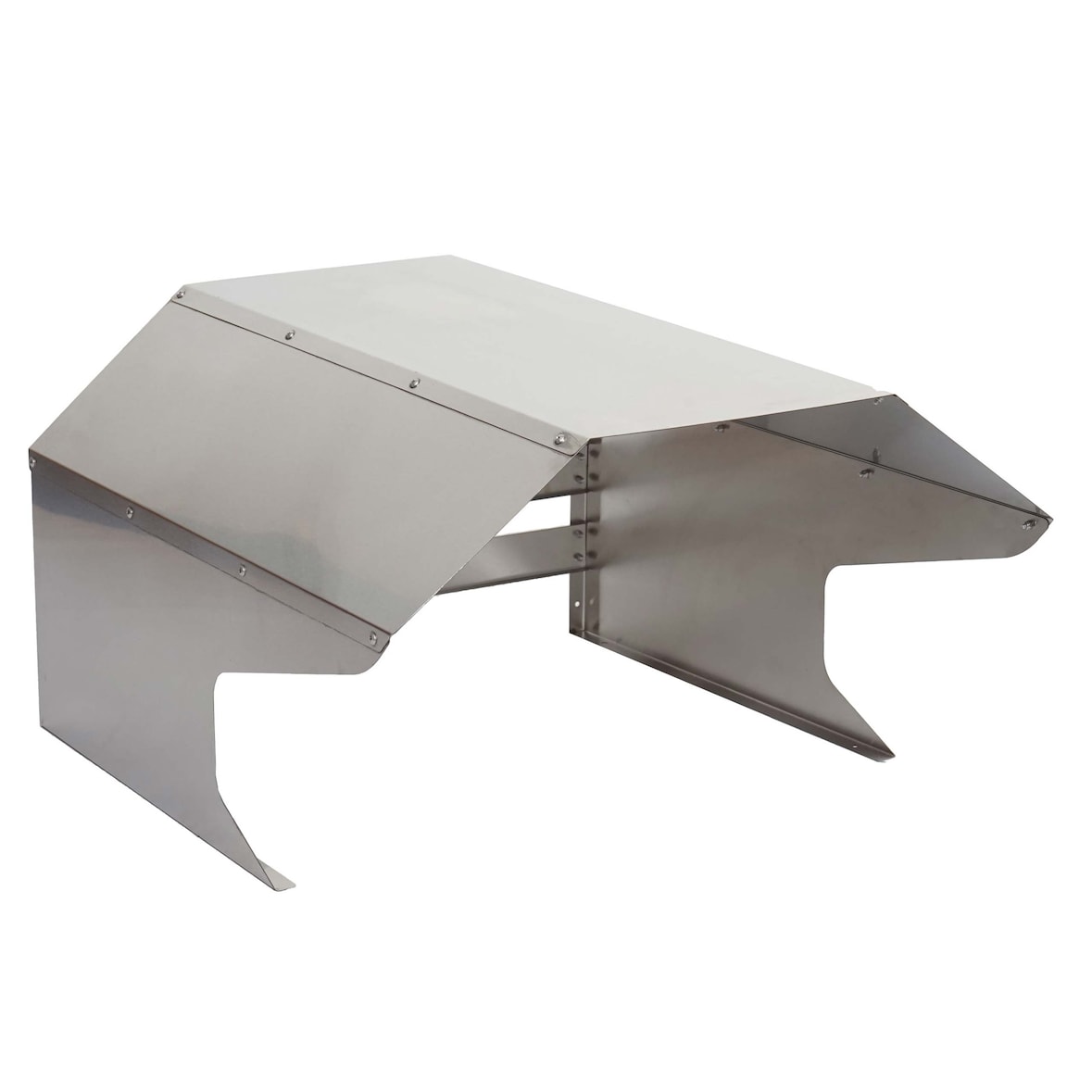 Garagem para cortador de relva robótico HWC-L43, abrigo de telhado para cortadores de relva, metal 40x59x69cm ~ aço inoxidável