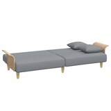 thumbnail of vidaXL Schlafsofa mit Armlehnen Hellgrau Stoff