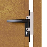 thumbnail of Puerta de jardín acero corten 105x155 cm