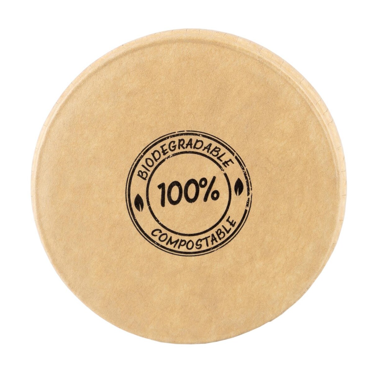 50x BIO Deckel für Dressingbecher aus Karton 30ml Ø44mm