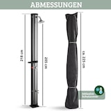 thumbnail of Outdoor Solardusche 35 Liter inkl. Wasserspeicher - Mit Abdeckung | Solar Gartendusche warmes Wasser Pooldusche Campingdusche