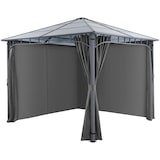 thumbnail of tectake Tuinpaviljoen Caracas, weerbestendig, polycarbonaat-dakplaten - 3 x 3 m - 405153