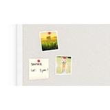 thumbnail of ALLboards Tableau blanc en liège 80×40 cm cadre en bois laqué BLANC