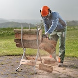 thumbnail of Wolfcraft Soporte para cortar leña con motosierras SB 60 5119000