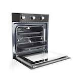 ALPHA Cocina De Gas VULCANO LUX-60 Inox. Encendido Automático, Wok, Ventilador Y Temporizador. *Alta Gama