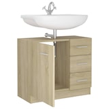 thumbnail of vidaXL Waschbeckenunterschrank Sonoma-Eiche 63x30x54 cm Holzwerkstoff