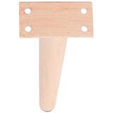 thumbnail of Set van 4 meubelpoten 21 cm - licht bruin