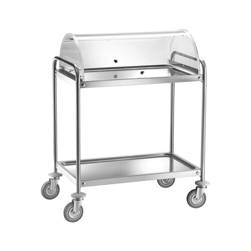 Carrello di servizio 2 piani ristorante dolci cm 90x60x109 RS3437