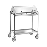 thumbnail of Carrello di servizio 2 piani ristorante dolci cm 90x60x109 RS3437