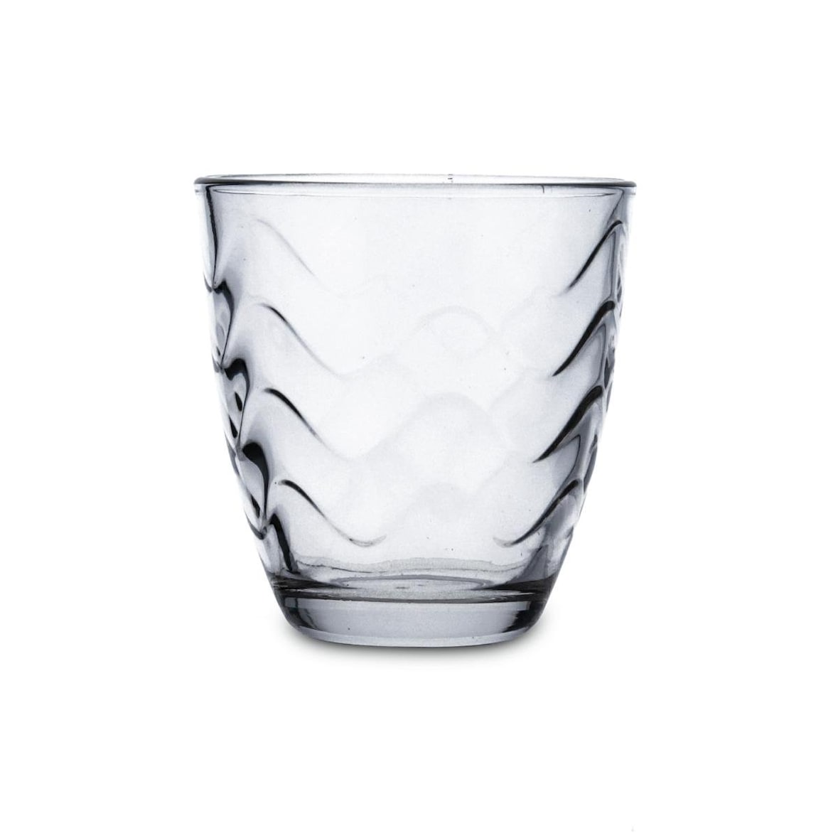 Quid Waves Lot de 6 verres bas en verre transparent 26cl