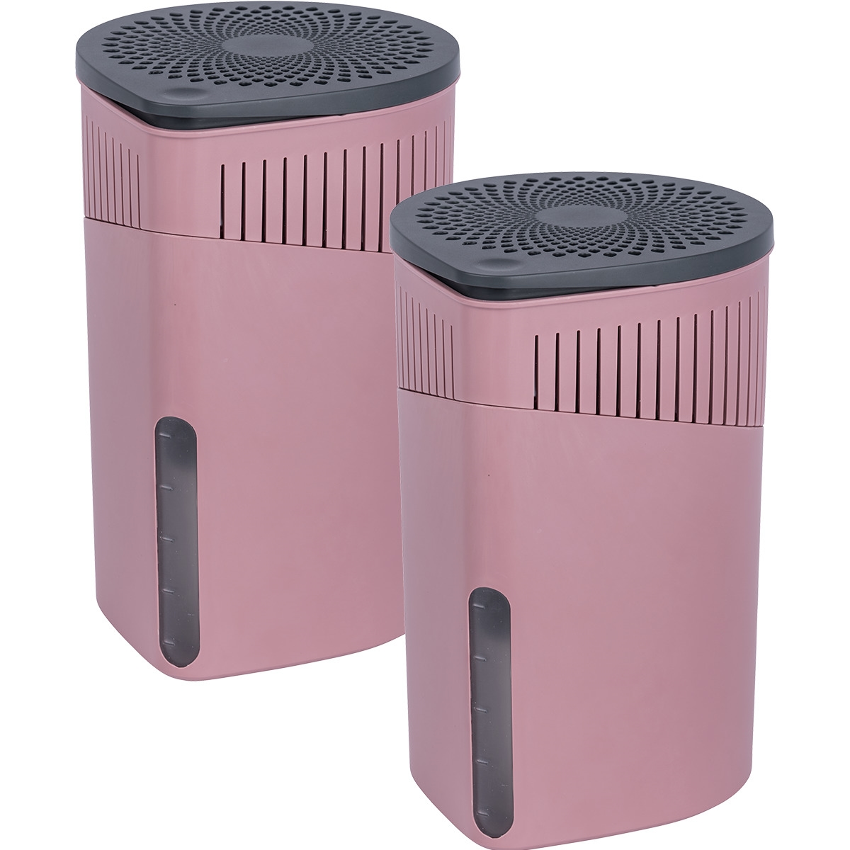 WENKO Raumentfeuchter Mod. Drop Rosa 1000 g 2er Set, für Räume bis ca. 80 m³