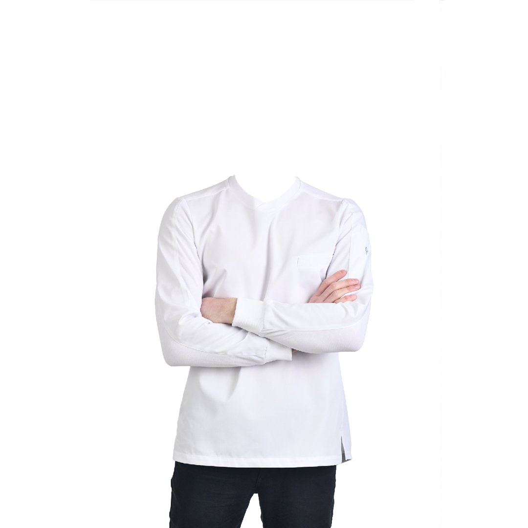 Kochjacke Jona LS weiß L