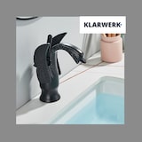 thumbnail of ADRIAN | Rubinetteria da bagno di design in acciaio inox con effetto cigno per lavabo lussuoso nero opaco ristorazione | miscelatore bagno 2 attacchi