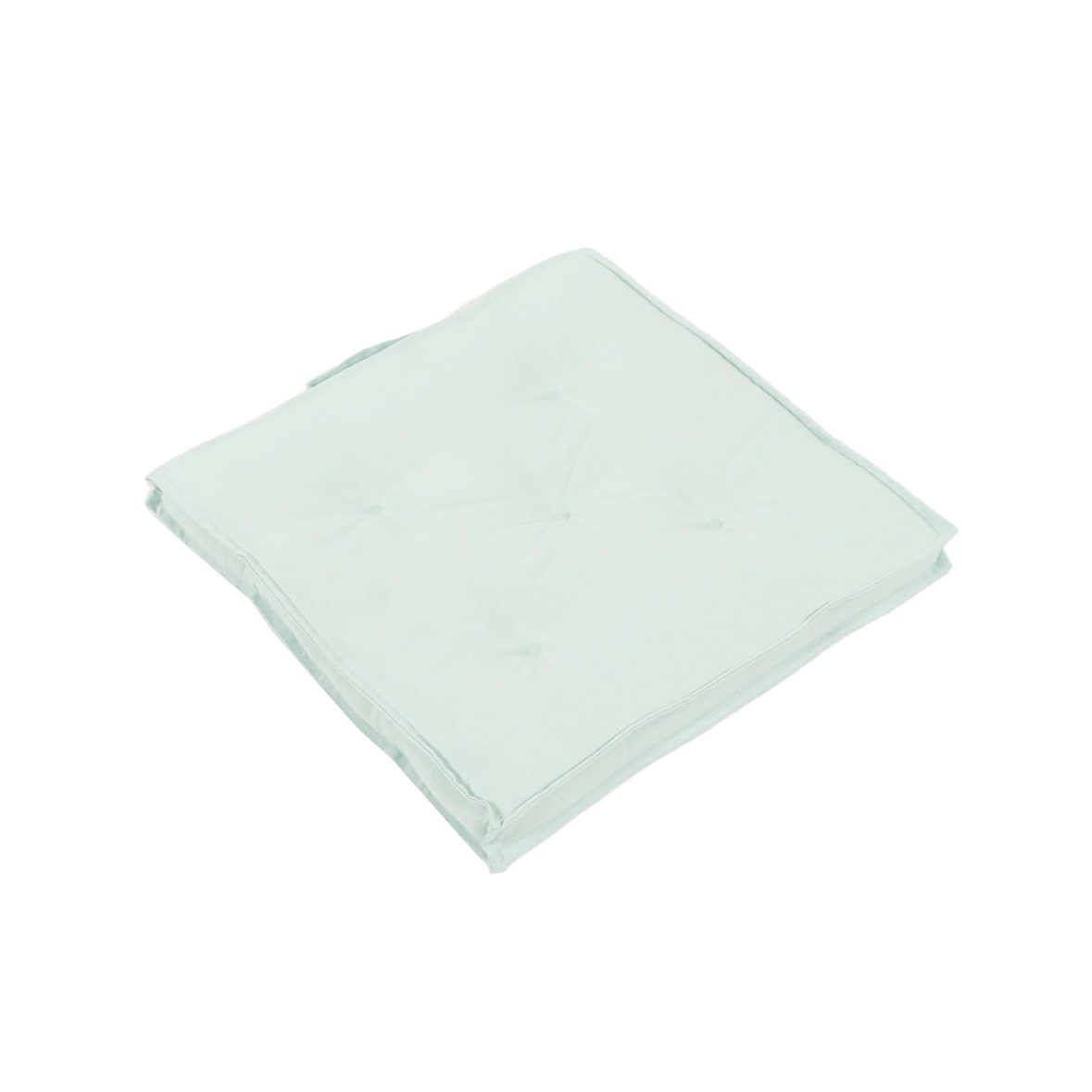 Almofada para cadeira de jardim, repelente à água, poliéster 180 gr, cor verde claro, 42 cm x 42 cm x 5cm