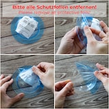 thumbnail of HMF 46710 Halbkugel aus Acryl mit Krempe, DIY Acrylhaube, Ø 10 cm, Transparent