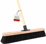 thumbnail of Sehr feiner und weicher Kehrbesen 50cm Breit mit Stiel 160cm Lang Rosshaar-Naturhaar-Borsten Saalbesen mit Holzstiel