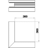 thumbnail of OBO Bettermann Außeneck GA-AA90170RW 6279510