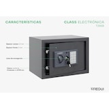 thumbnail of ARREGUI Coffre-fort en acier de classe T25EB avec serrure électronique, coffre à code, avec clé de secours, 25 x 35 x 35 x 25 cm, 17L, 17L