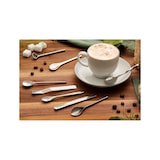thumbnail of alessi koffielepels set van 8 in verchroomd staal 20x4x10 cm