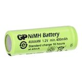 thumbnail of 4x GP Akku 2/3 AAA 1,2V / 400mAh GP40AAAM Micro NiMH Akku Höhe 29,7mm