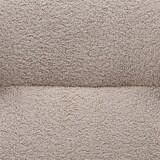 thumbnail of SalesFever Sessel und Hocker Set | Bezug Teddyfell | Beine Metall | B 79 x T 82 x H 103 cm | taupe – schwarz