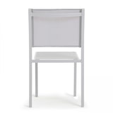 thumbnail of Chaise de terrasse aluminium et textilène blanc