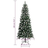 thumbnail of vidaXL Künstlicher Weihnachtsbaum mit Ständer Grün 180 cm PVC