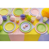 thumbnail of 6 Pappteller 18cm Partyteller Einwegteller plastikfrei Partygeschirr Geburtstag Kindergeburtstag Partydeko Tischdeko Gelb