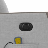 thumbnail of vidaXL Massagesessel Elektrisch Wolkengrau Stoff