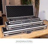 thumbnail of HMF Alu Transportkoffer mit Rasterschaumstoff, 96 x 36 x 12 cm, Schwarz