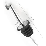 thumbnail of Ausgießer für Flaschen Edelstahl mit Verschlusskappe - 10er Set