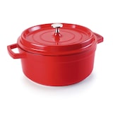 thumbnail of LACOR faitout Rouge Avec Couvercle En Aluminium Fondu - Ø 28 Cm