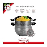 thumbnail of Couscoussier - Menastyl - 6020033 - En Aluminium Effet Marbre - 9 Litres - Tous Feux Dont Induction