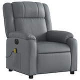 thumbnail of vidaXL Massagesessel Elektrisch Grau Kunstleder