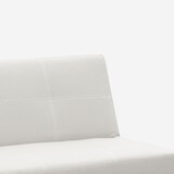 thumbnail of Divano letto pronto letto 3 posti in similpelle economico Topazio - Bianco-DI1706PUB